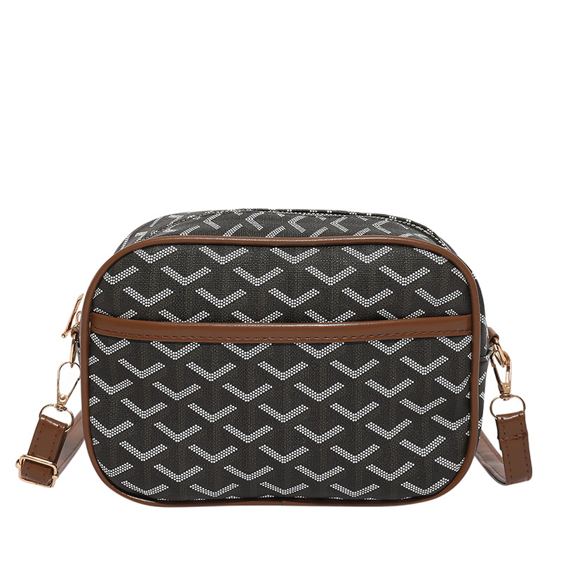2026 new hot selling women's crossbody bag, quilted printed pattern camera bag, spacious small square bag with free shipping