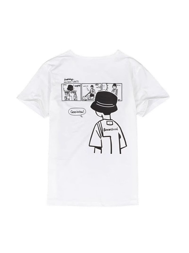 Spring-Summer New Arrivals Unisex Streetwear T-Shirts | Versatile Casual Head Graphic Short Sleeve Tops