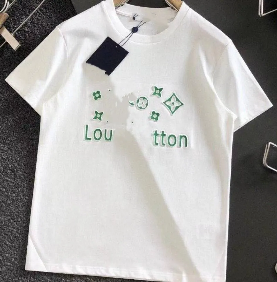 lvs shirt Summer Mens lvs T Shirts Women Designers louise Brands Tops Mans Polos Casual Shirt Luxurys Clothing Street lvsity shirt 456