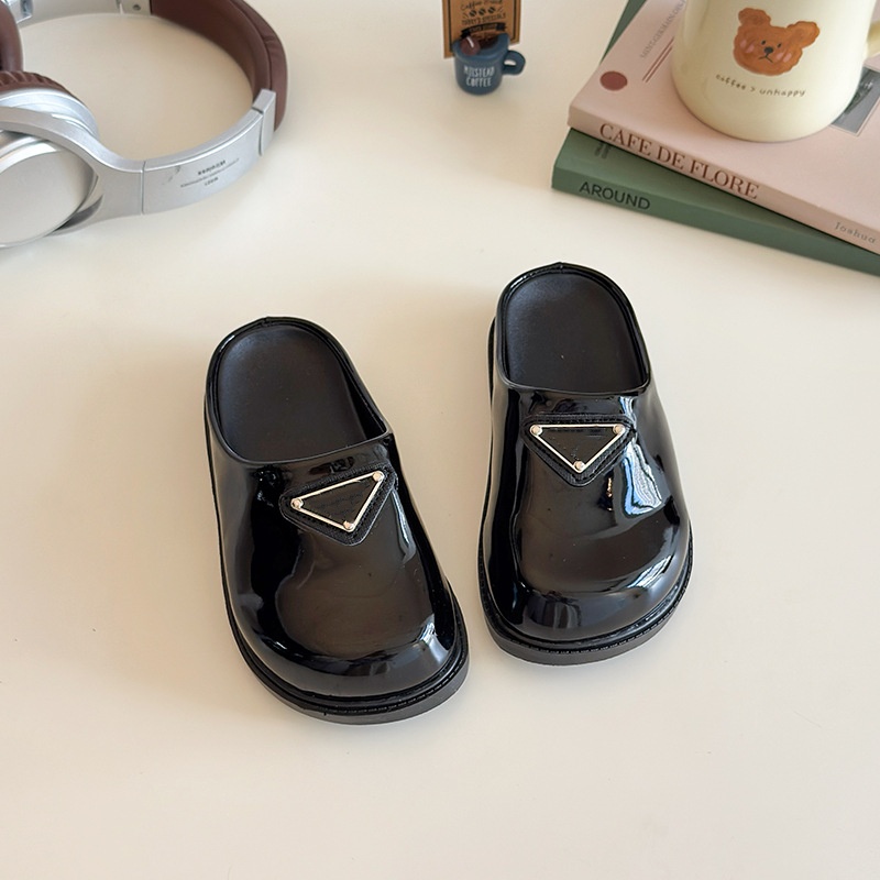 Luxury Inspired Trendy Teenagers Casual Sneakers Backless Breathable Mule Slides Summer Non-Slip School Shoes for Teens Young Adults Skateboarding Foo