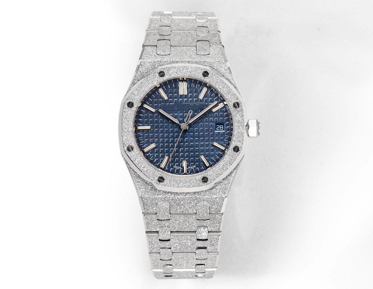 MS 77450 Ladies Mechanical Watch 34mm in diameter with 5800 self-winding movement sapphire glass mirror surface frosted gold process case