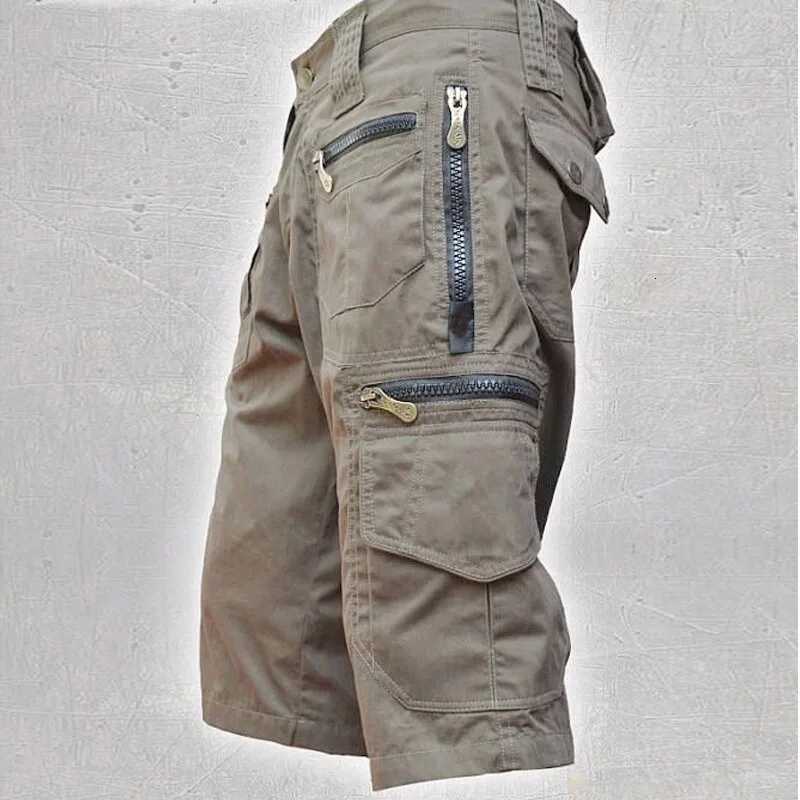 2025 New Mens Shorts Loose Large Multi Pocket Work Clothes Summer Cotton Comfortable Nickel Shorts Outdoor Leisure Sports Z260331