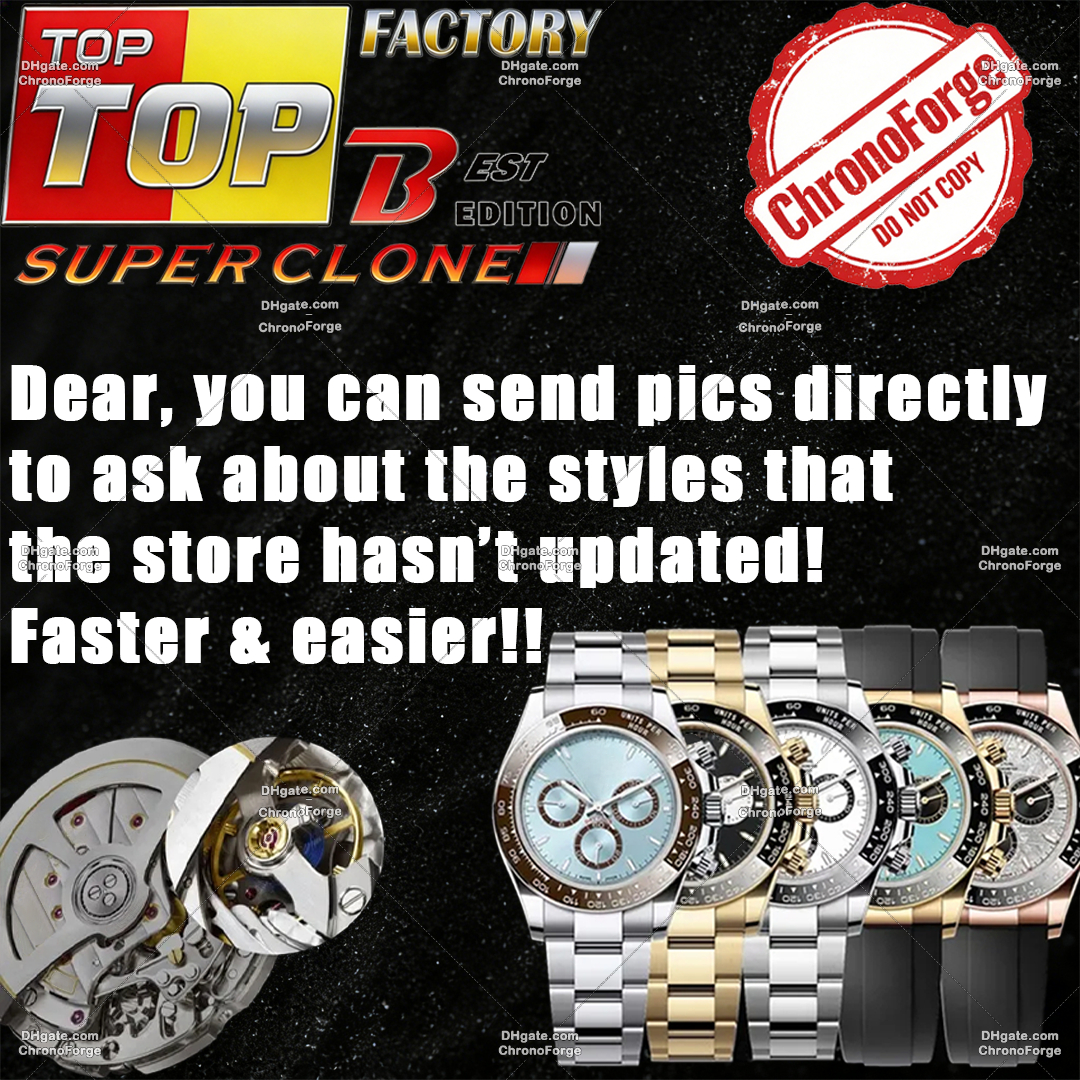 Super Clone Luxury Mens Womens Watches Mirror Quality Designer Watch / This Link is for watches that have not been updated in the store