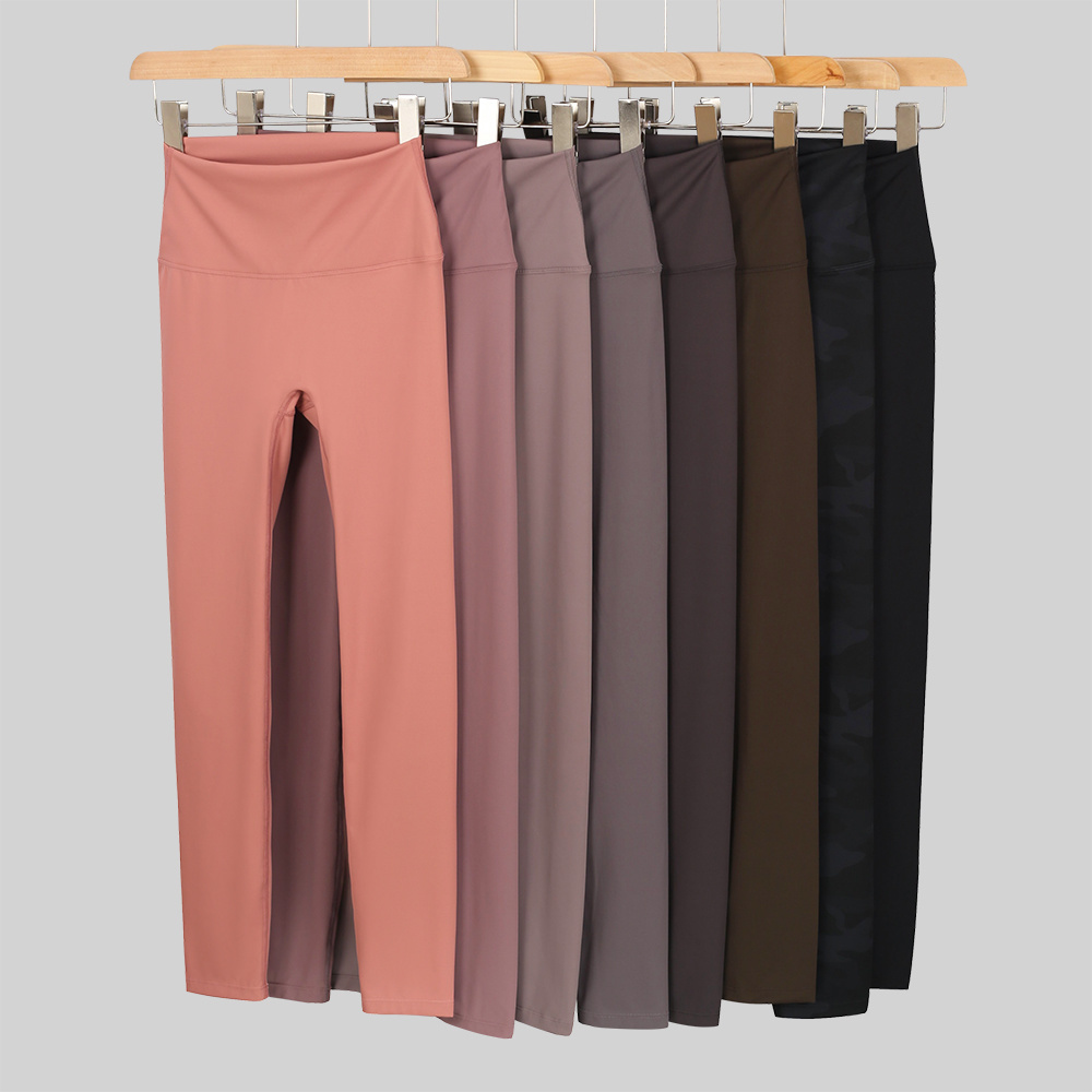 Women 3/4 Length Yoga Leggings High Waist Stretchy Slim Fit Workout Pants Quick Dry Lightweight Athletic Trousers for Gym Fitness Daily Sports