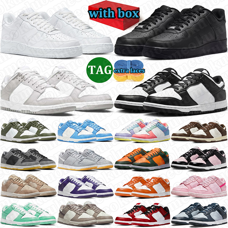 with box designer casual shoes men women stylish trainers durable sneakers outdoor comfortable runner daily outfit triple white black grey fog