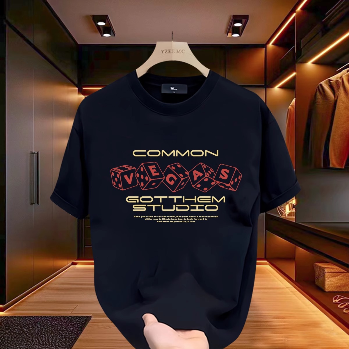 2026 Summer Men's Streetwear T-Shirts | Casual 100% Cotton Fashionable Luxury New Arrivals Trendy Tops