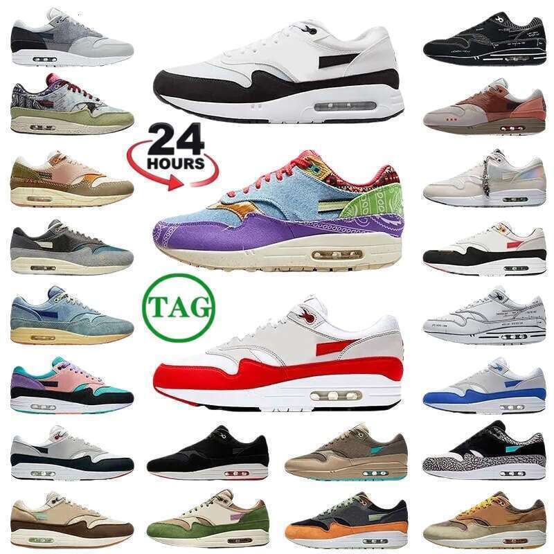 high quality 1s designer sneakers 90s running shoes white black royal blue green watermelon anthracite bone wild violet psychic pink unisex outdoor traine shoes