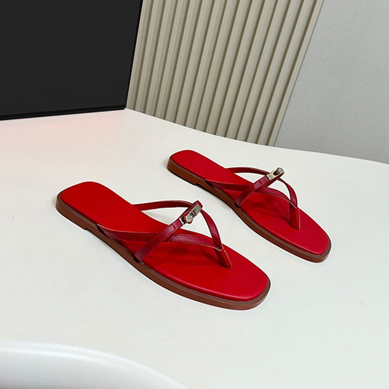 2026 New Arrival Designer Miss Sandal Women Calfskin Mini Style Luxury Interlaced Buckle Sandals 1060