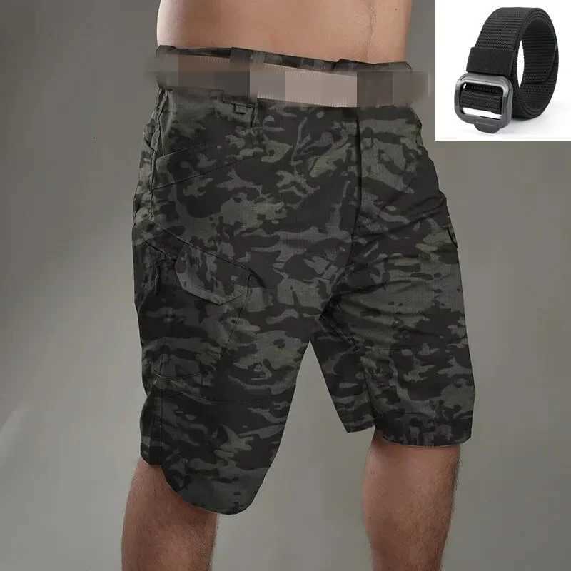 Gift Belt IX7 Style Army Fan Tactical Shorts Multi Pocket Cargo Shorts Summer Outdoor Training Hiking Shorts Pants Z260331