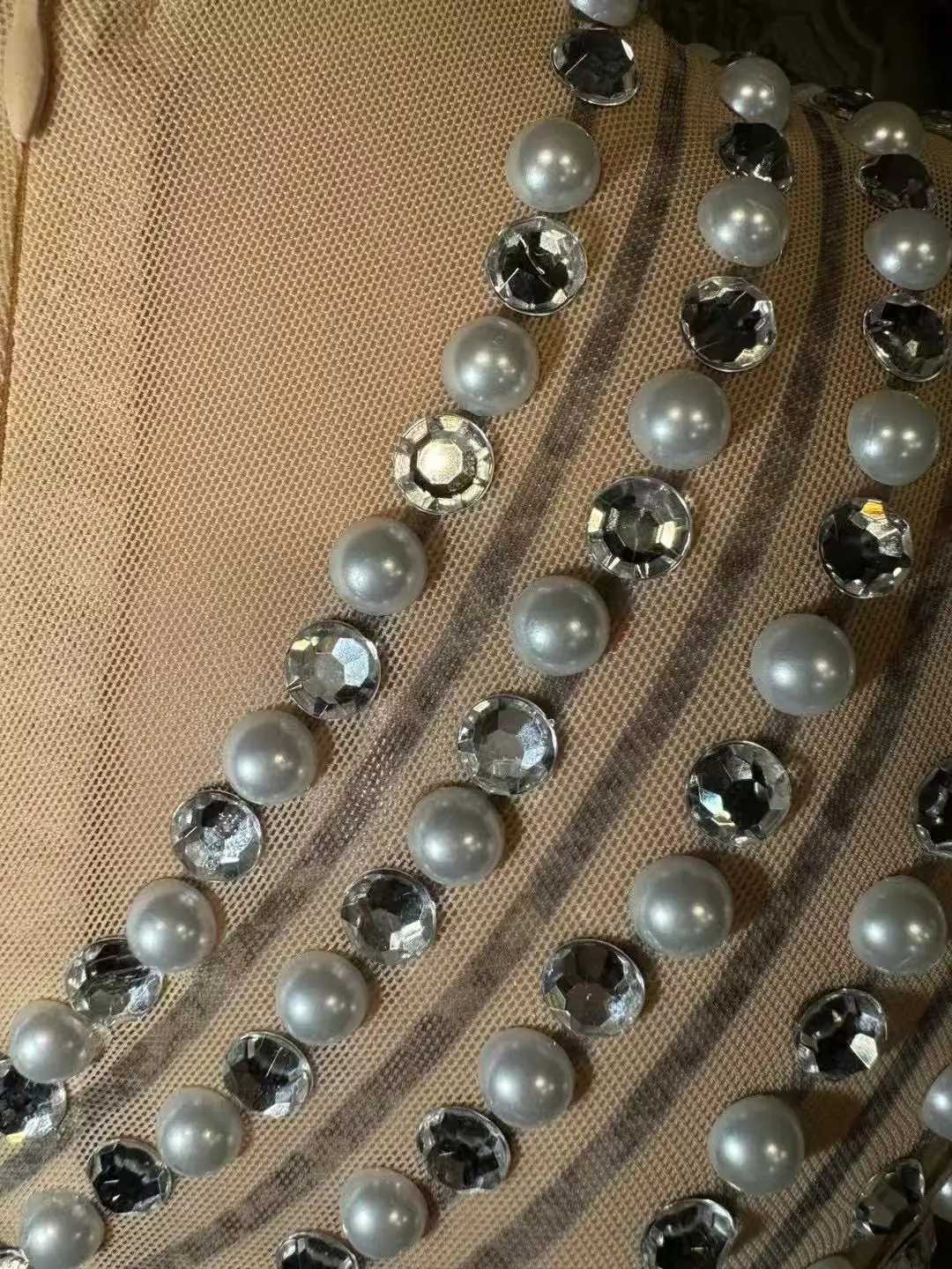 ZD Manufacturers for Customs Clothes Mesh Prom Dresses 2025 Luxury Rhinestones Clothing Boutique Vendors Women Sexy C260331