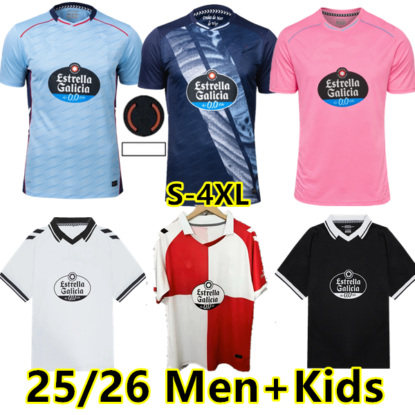 2025 2026 Celta de Vigo Soccer Jerseys STRAND LARSEN BAMBA Paciencia FRAN BELTRAN IAGO ASPAS Gabri Veiga MINGUEZA HUGO MALLO home 25 26 football shirt