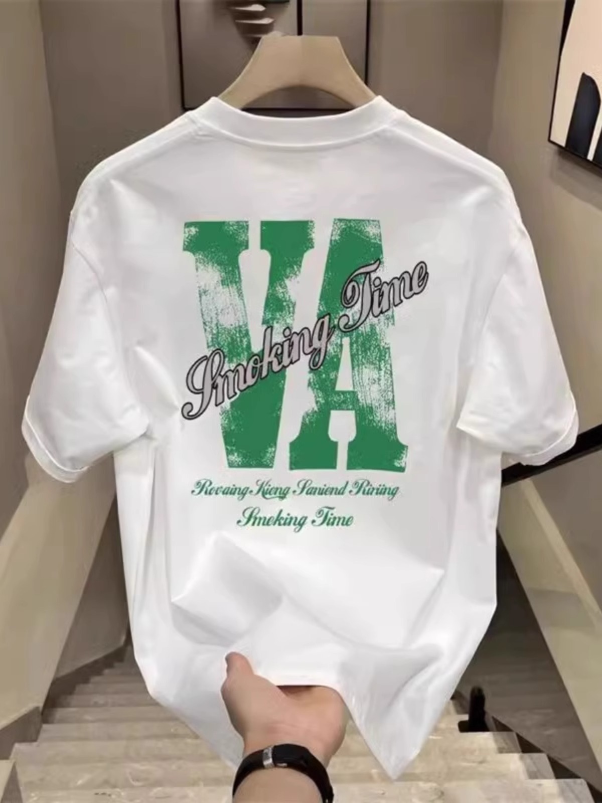 Men's Premium Heavyweight Cotton Tees | Viral Graphic Oversized Edgy Crew Neck Stylish Short Sleeve Tops