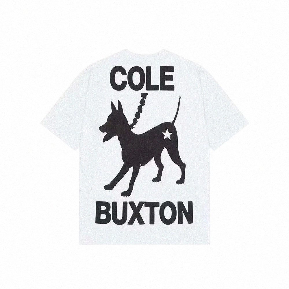 colesmens T Shirts Designer Leisure Heavy Weight Loose Minimalist Letter Printed Oversize Cole Buxyones Half-Sleeved Vintage Summer Cotton Old Money