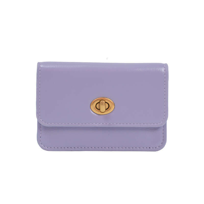 Wholesale Short Women's Wallets, Compact And Simple, Solid Color, Ins-Style, Student Multi-Card Slot Coin Purse, Card Holder, Slim Design