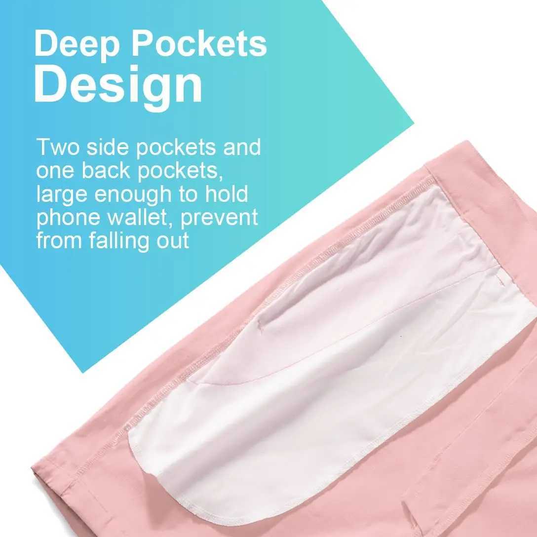 AIMPACT Mens Summer Slim-fit 5 Inseam Flat-Front Stretch Solid Color Chino Shorts AM2355 Z260331