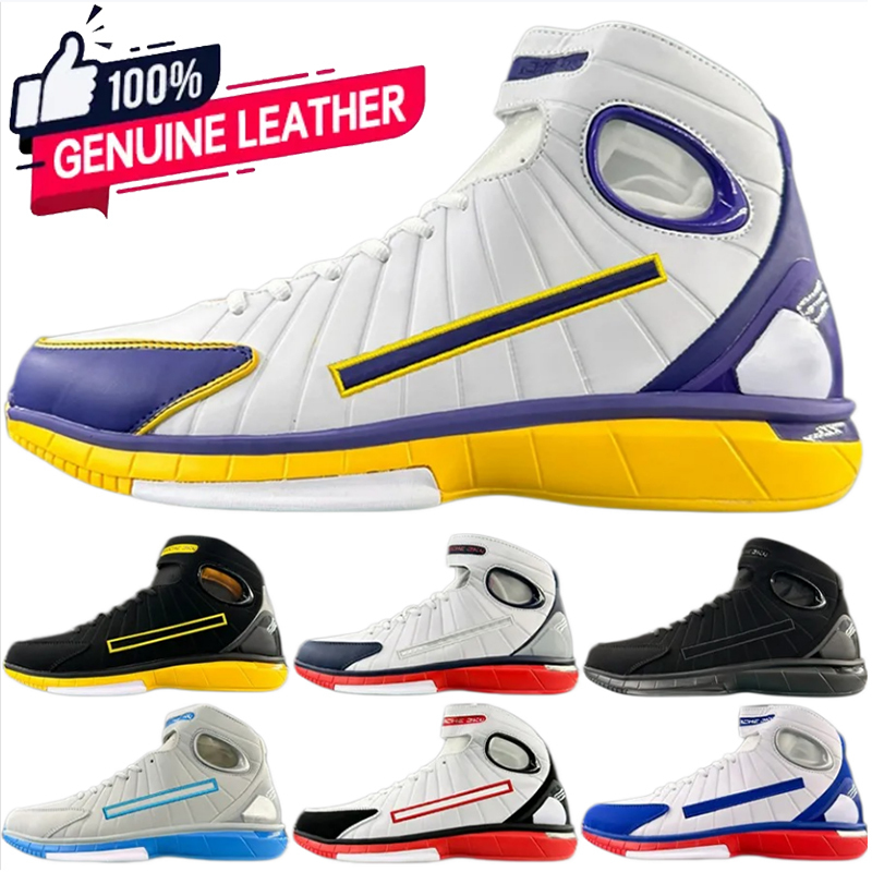2026 Top Huaraches 2K4 Basketball Shoes For Mens Leather High Cut Designer Trainers Black Varsity Maize Star Laker Triple Black Outdoor Sneakers Size 40-46