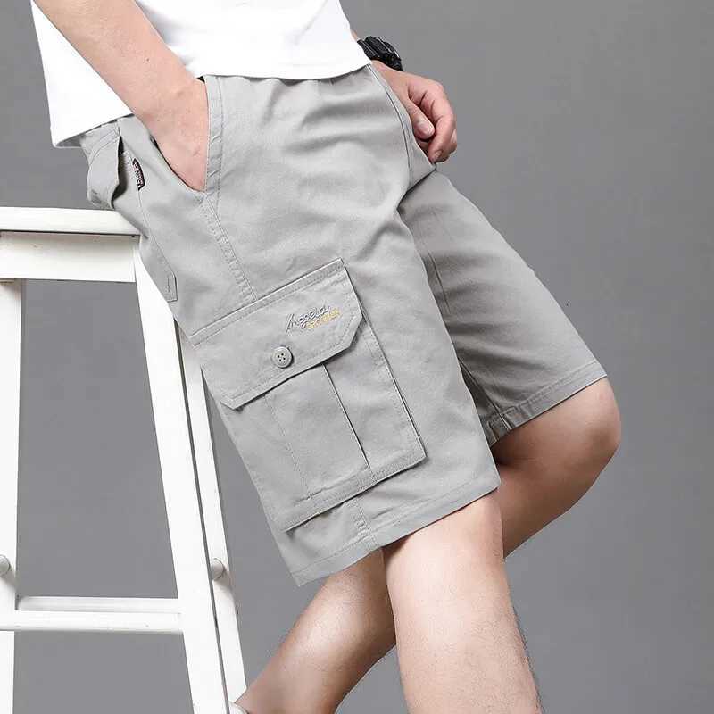 Mens Work Cargo Shorts Summer Casual Shorts Baggy Sports Gym Work Shorts 4XL Light Weight Cotton Sweat Knee Shorts Z260331