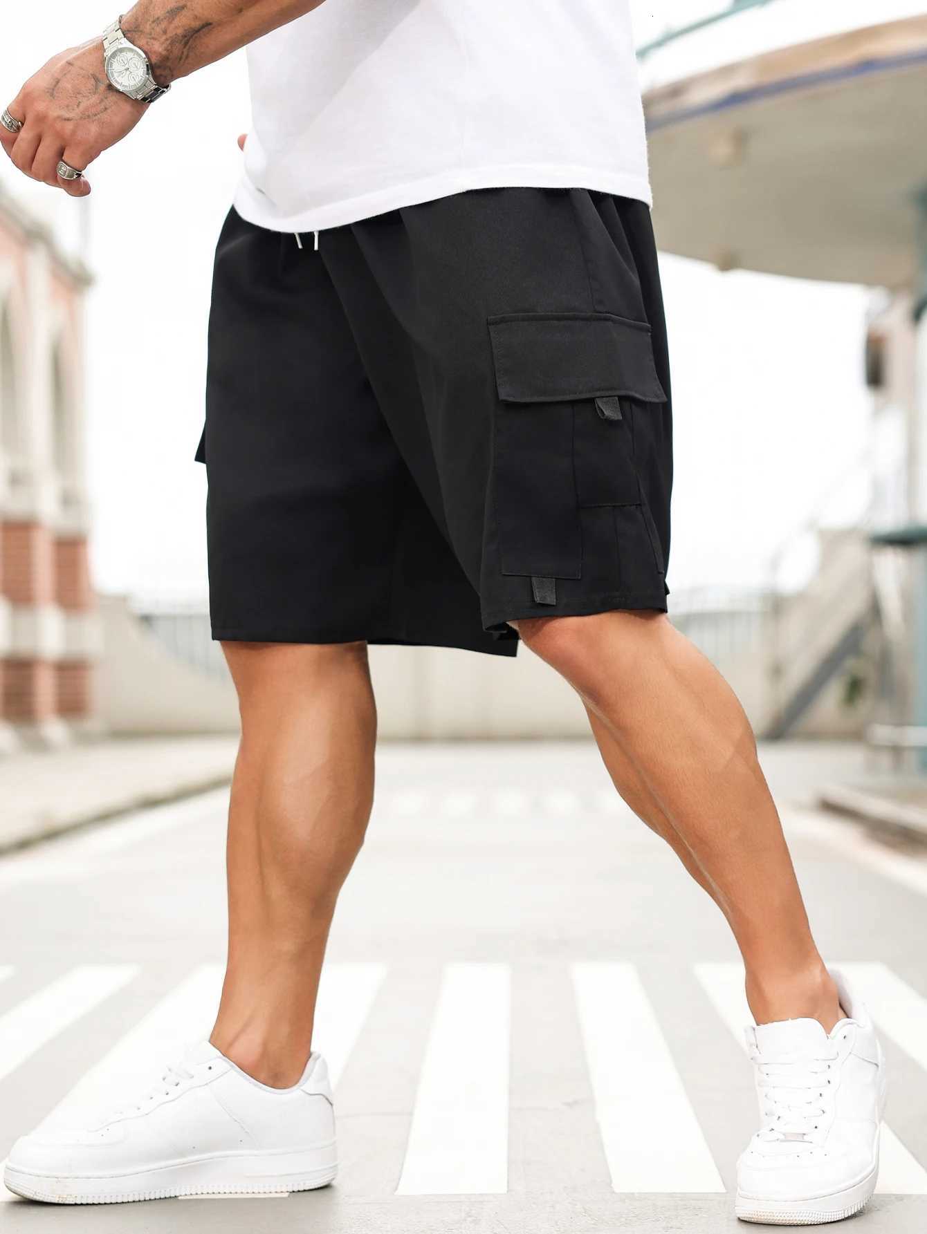 plus Size Mens Casual Trendy Workwear Shorts Comfortable Loose Fit Utility Pants for Men Z260331