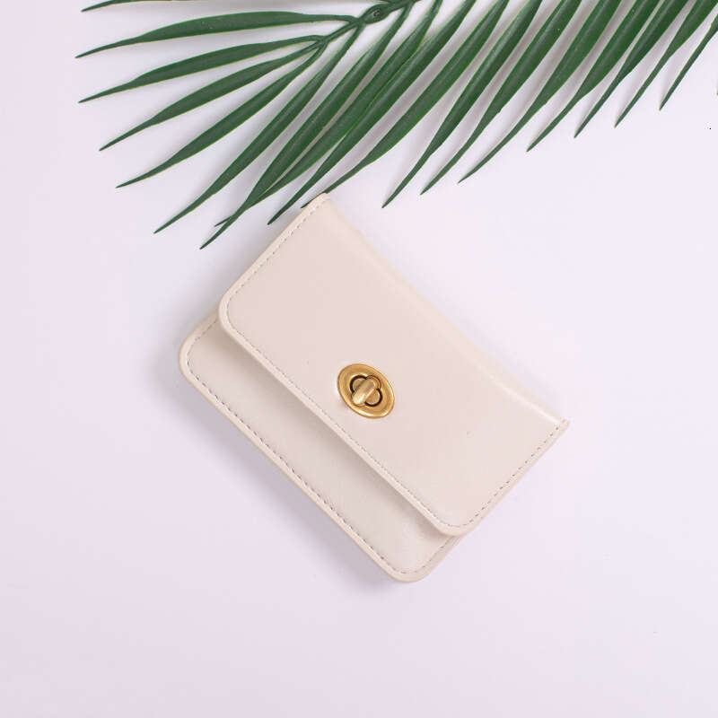Wholesale Short Women's Wallets, Compact And Simple, Solid Color, Ins-Style, Student Multi-Card Slot Coin Purse, Card Holder, Slim Design
