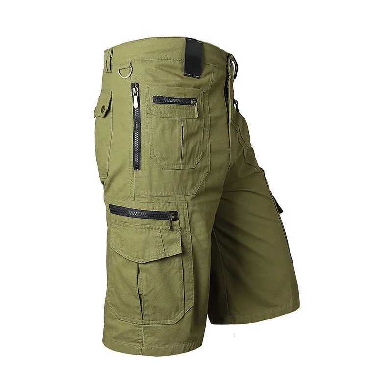 Summer breathable straight shorts mens military tactical shorts with multiple pockets workwear running pants hiking fitness ca Z260331