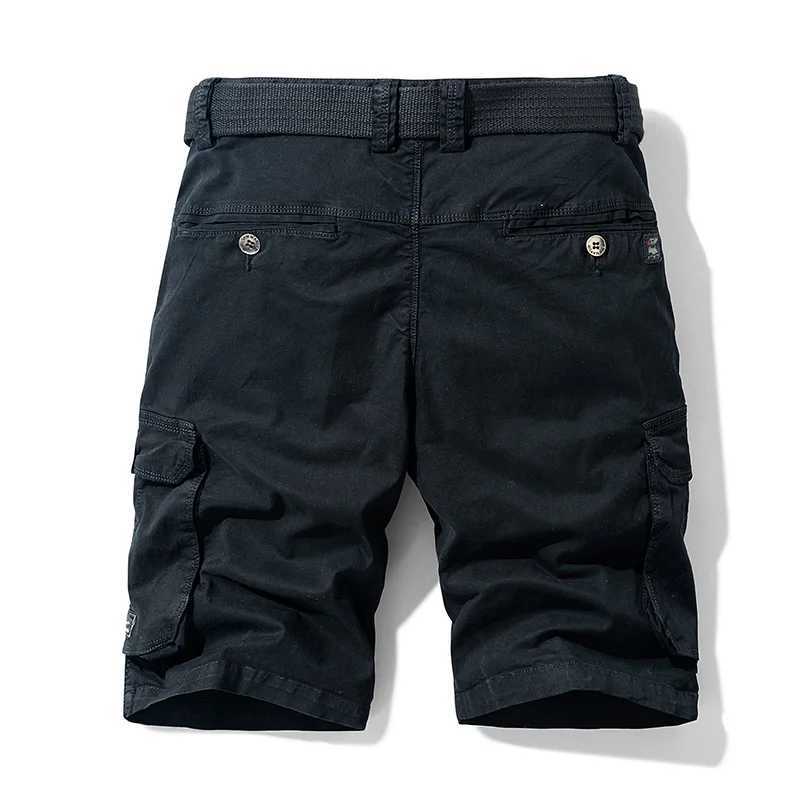 2025 Summer Cargo Short Men Fashion Casual Shorts Mens Military Cargo Pocket Pants Cotton Male Tactical Shorts No Belt Plus Size Z260331