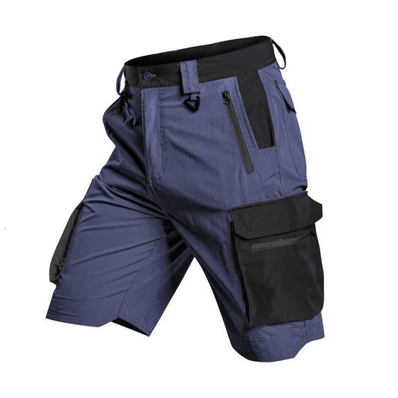 Summer Mens Tactical Cargo Shorts Quick Dry Waterproof Outdoor Shorts for Hiking Camping Trekking Fishing with Multi Pockets Z260331