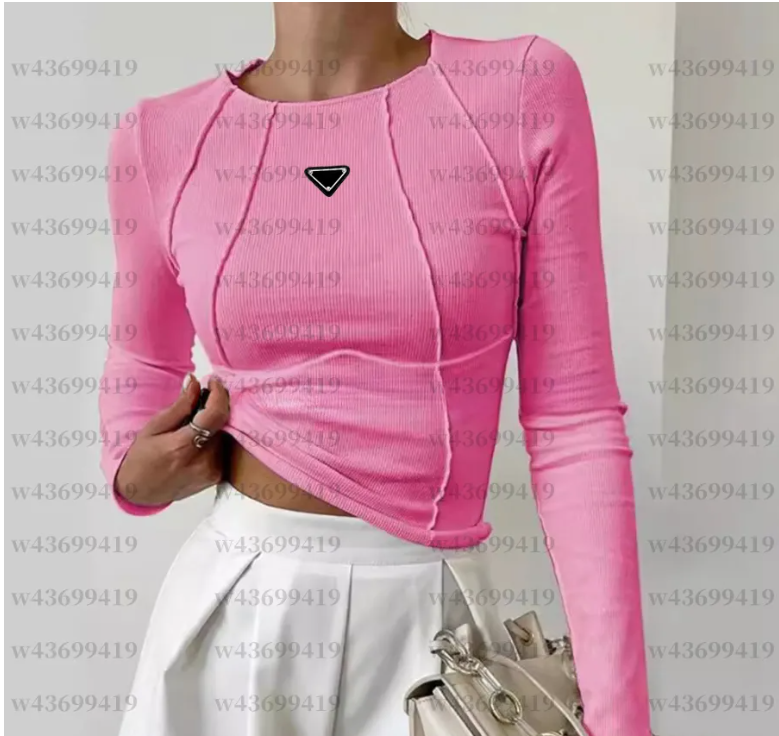 2026 new Tshirt T Shirt Women Clothes Trendy Letter Womens Designer Clothing Graphic t Round Neck long Sleeve Tops Tees