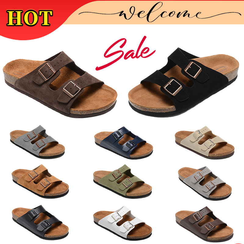 with box birkinstocksandalclogs sandals boston soft footbed slides men women flip flops luxury summer slide fur sliders womens slippers mens buckle sandal shoes