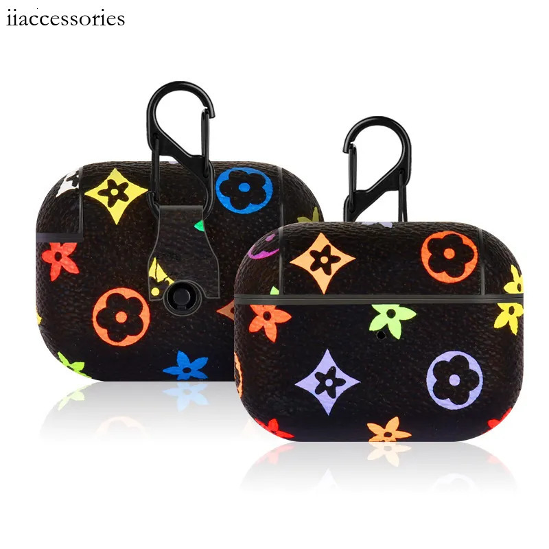 Headphone case Compatible Bluetooth Leather Pattern Earphone Brand Protective Case