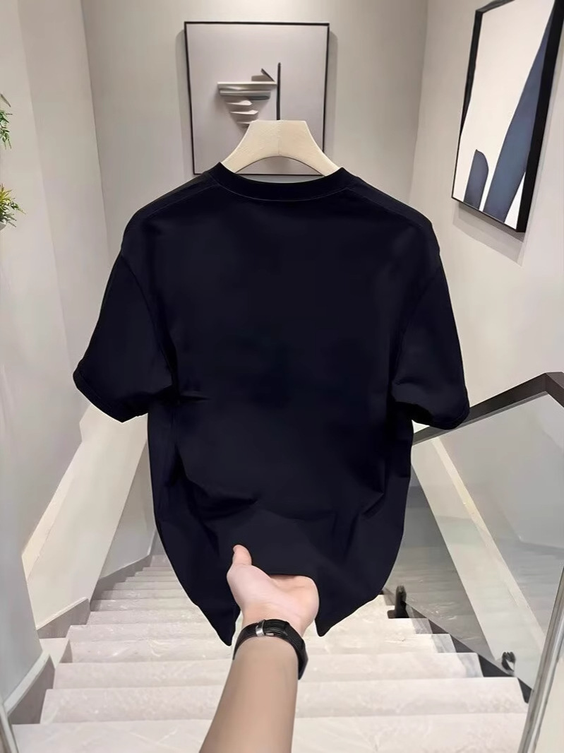 Summer Unisex American Retro T-Shirts | Heavyweight Cotton Slim-Fit Crew Neck Oversized Streetwear Couple Short Sleeve Tees