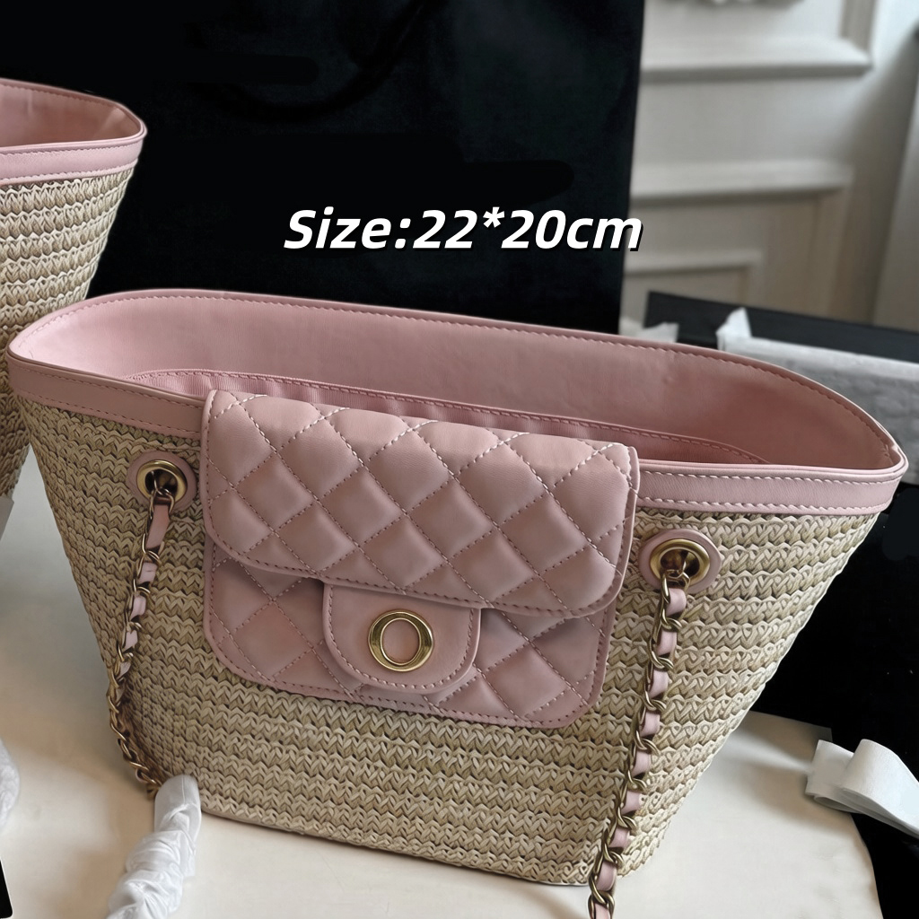 L88 Designer Straw Bag Handbag Tote Bag for Women High-Quality Luxurious Classic Women's Handbag
