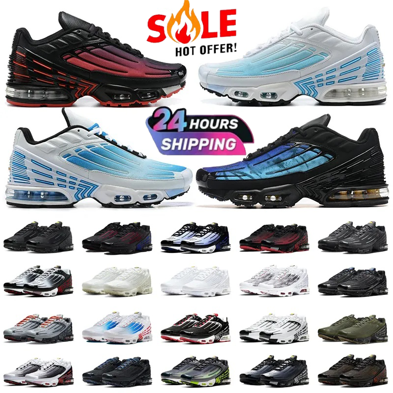Tn3 designer sneakers Tuned Tn Plus 3 Womens Mens Running Shoes Fashion Tn3 Trainers khaki Unity Bred Mesh Aqua Sneakers Atlanta 40-46