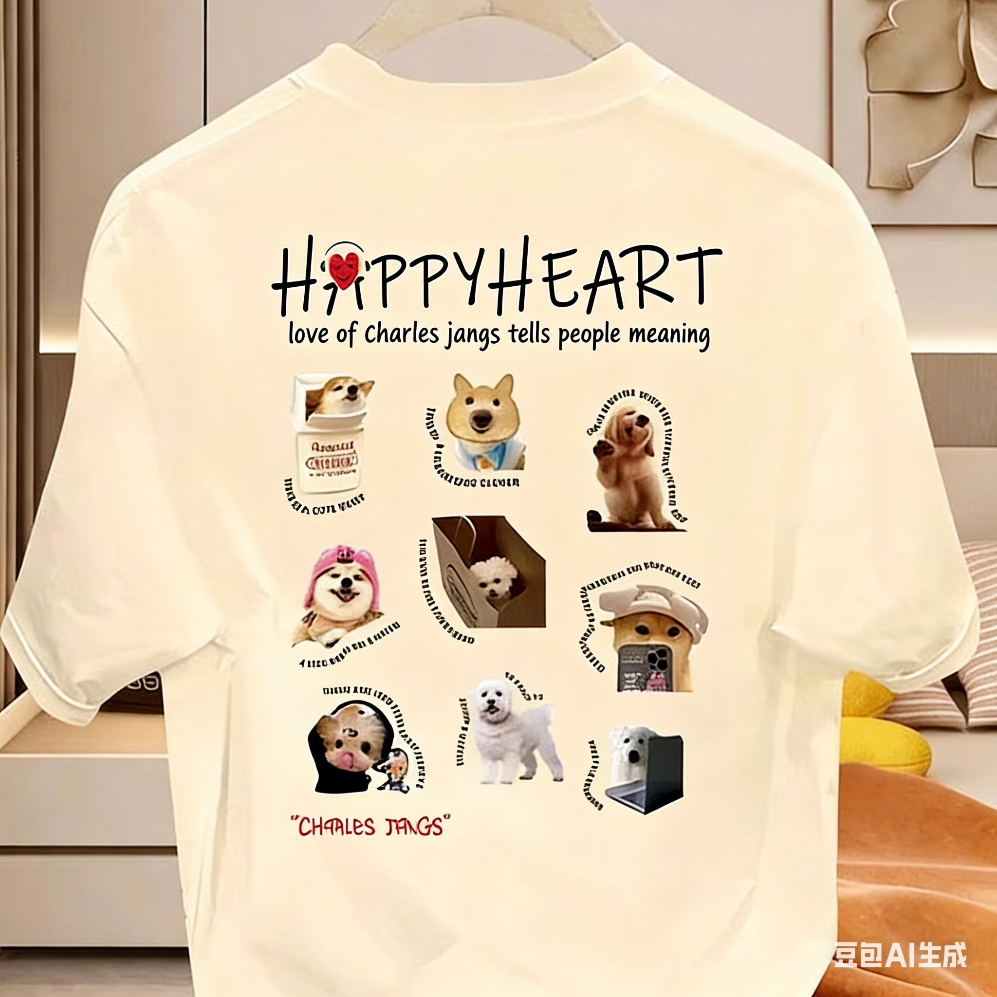 2026 New Arrivals Unisex Streetwear T-Shirts | Heart Graphic 100% Cotton Crew Neck Versatile Trendy Couple Tees