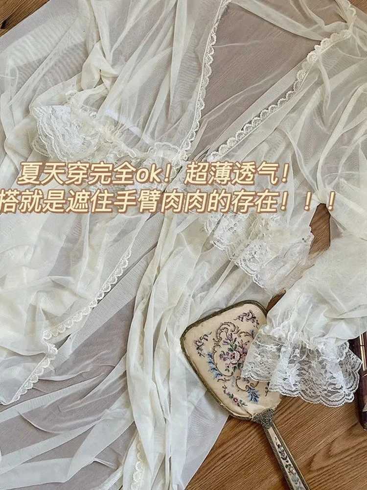 French Sweet Vintage Fairy Dress Women 2025 Autumn Lace Sexy Casual Korean Dress Female Court Chiffon Elegant Long Strap Dresses C260331