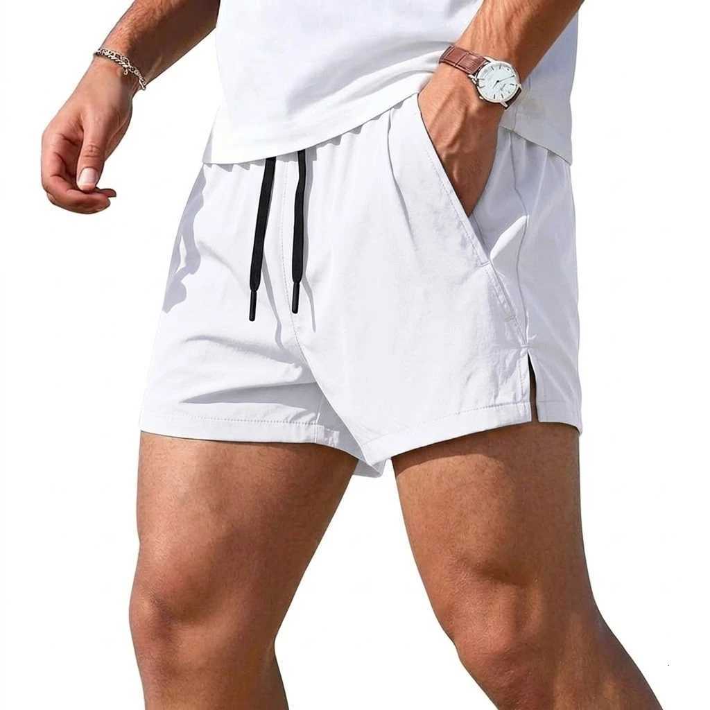 Summer Beach Mens Short Pants Quick Dry Athletic Pants Lightweight Work Trousers Casual Shorts for Men Gym Breathable Pants Z260331