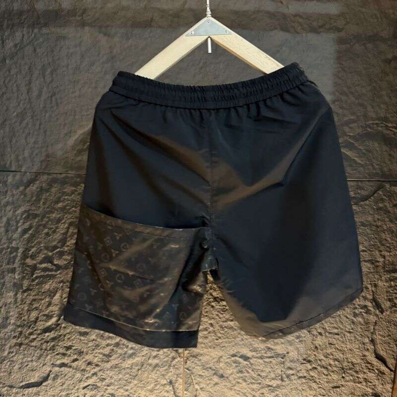 European Trendy High-End Men's 2025 Summer New Style Youth Fashion Dark Pattern Casual Shorts Versatile Asia Size