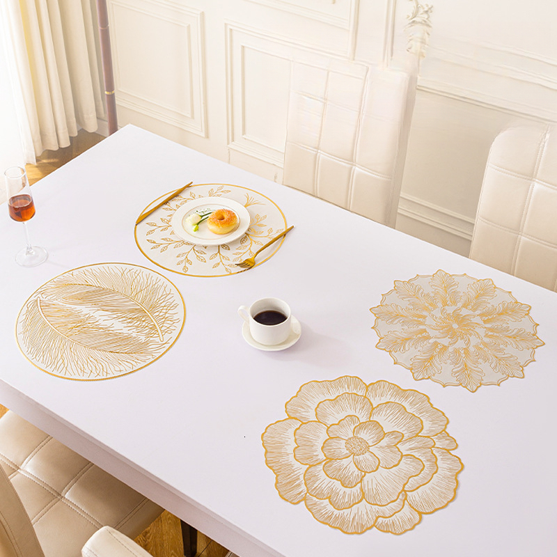 Children's Waterproof French Style Dining Mat For Primary School Students Oil Proof Washable Light Luxury Table Heat Insulating Mat New Chinese S