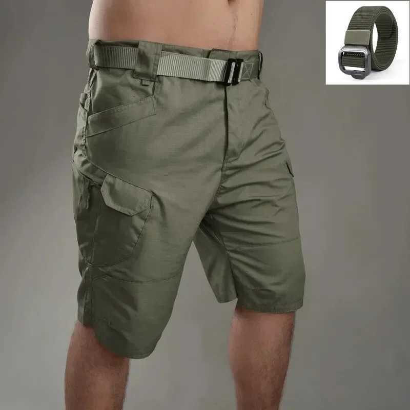 Gift Belt IX7 Style Army Fan Tactical Shorts Multi Pocket Cargo Shorts Summer Outdoor Training Hiking Shorts Pants Z260331