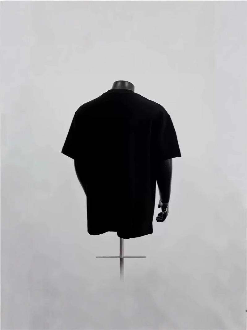 Summer Unisex Chinese Streetwear T-Shirts | Heavyweight Cotton Versatile Oversized Unique Graphic Casual Short Sleeve Tops