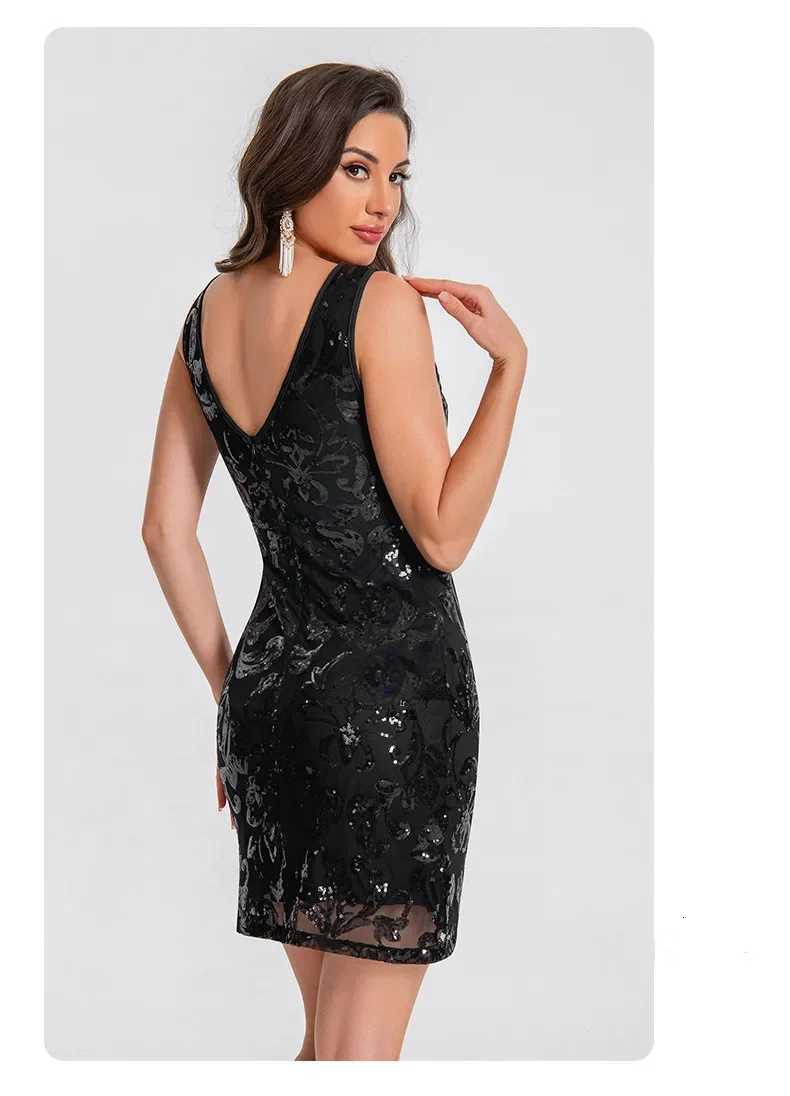 Mini Dresses for Women Clothing Sexy Summer Fashion Casual Vintage Elegant Streetwear Party Club Stage Sequin Vestido De Festa C260331