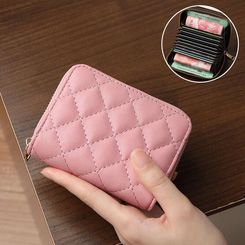 Accordion Holder For Women, Multi-Card Slots, Anti-Demagnetization Bank High-End PU Exquisite Card Holder, Direct From Manufacturer