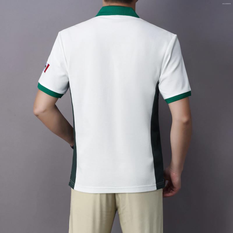 Men's Polos Polo Shirt Mexico Independence Day Christmas Cotton Embroidery Stitching Color Classic Fashion Original Design