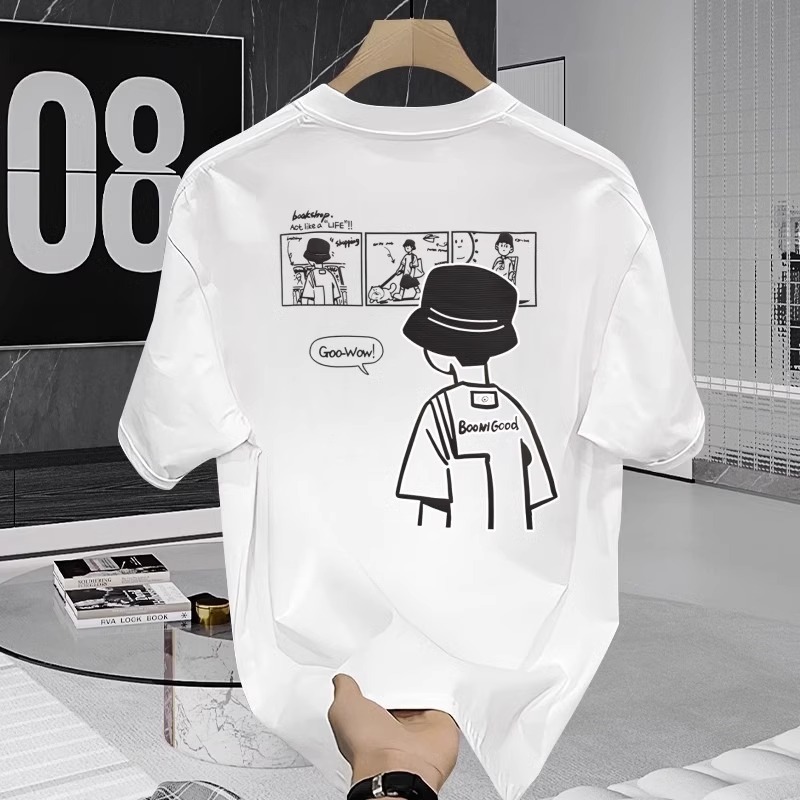 Spring-Summer New Arrivals Unisex Streetwear T-Shirts | Versatile Casual Head Graphic Short Sleeve Tops