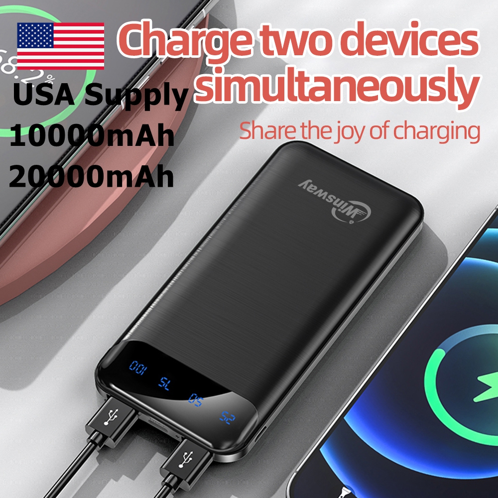 Winsway Portable Chargers Power Bank 10000/20000mAh with Fast Charging Portable Battery Charger For iPhone 16 15 14 13 Pro Max