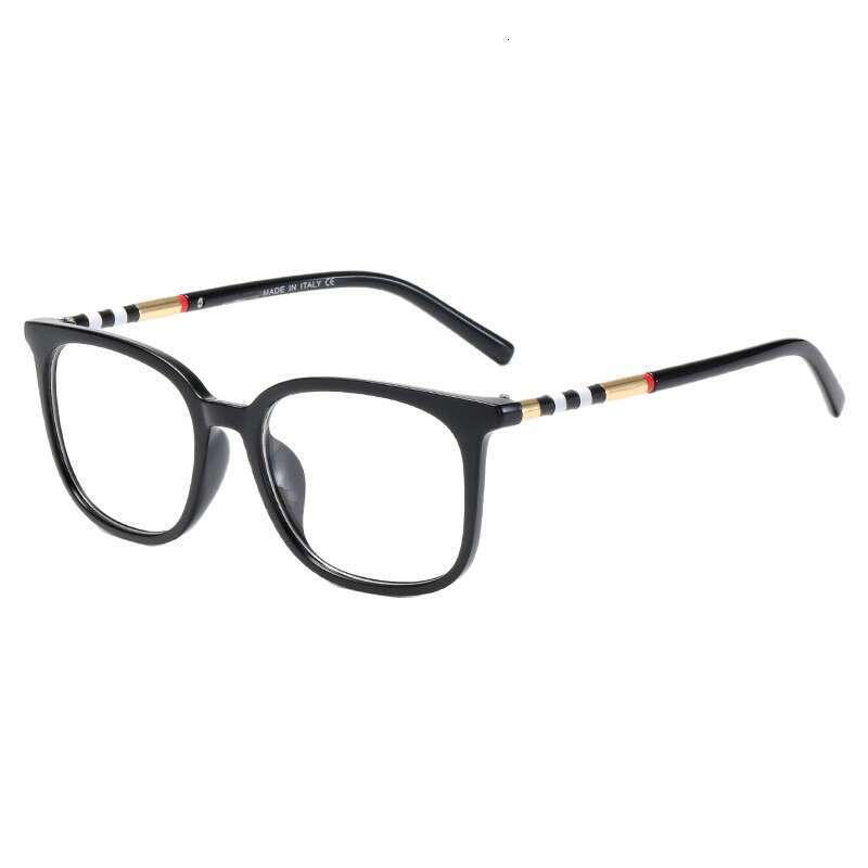 Retro Square Flat Lens Eyeglass Men, Korean Style Trendy Versatile Myopia Glasses Frame For Women Chunjinqiuli