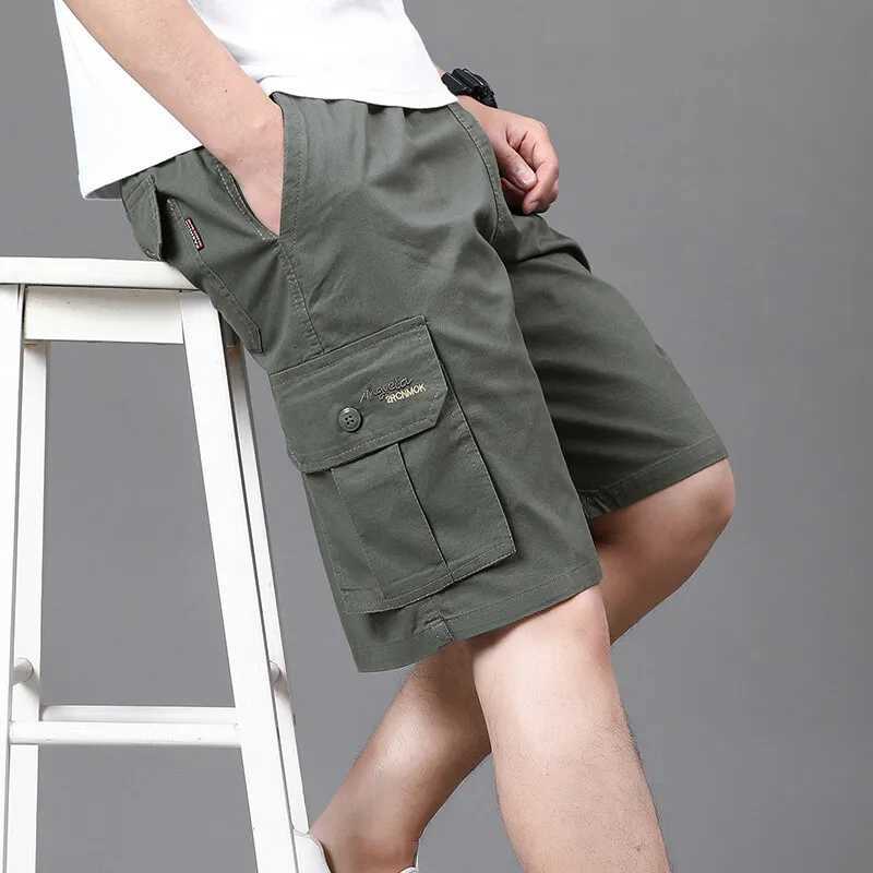 Mens Work Cargo Shorts Summer Casual Shorts Baggy Sports Gym Work Shorts 4XL Light Weight Cotton Sweat Knee Shorts Z260331