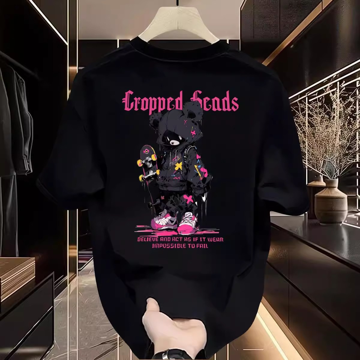 2026 Summer New Arrivals Unisex Tees | American Streetwear Cartoon Graphic 100% Cotton Casual Short Sleeve Tops
