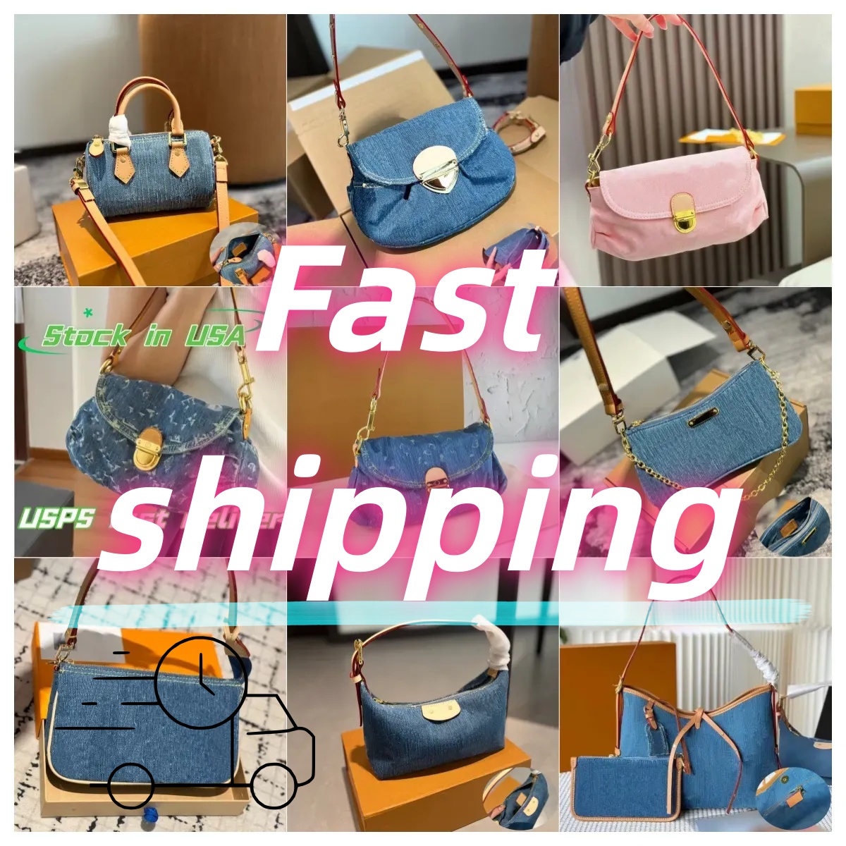 Denim Bag Luxury Designer Handbags High Quality Shoulder Bag Cross Body Bag Purse Designer Crossbody Bags Designer Women Bag Dhgate Designer Bag For Women Bag