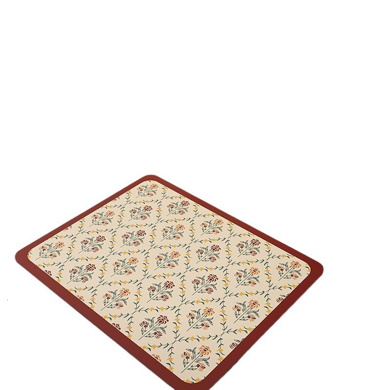 Bathroom Water Absorption Faucet Kitchen Draining Non-Slip Thickened Countertop Heat Insulation Coaster Sink Mat