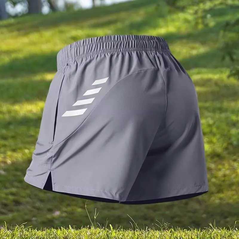 Sports shorts mens track and field training three quarter pants summer thin fit fitness running marathon quick drying pants Z260331